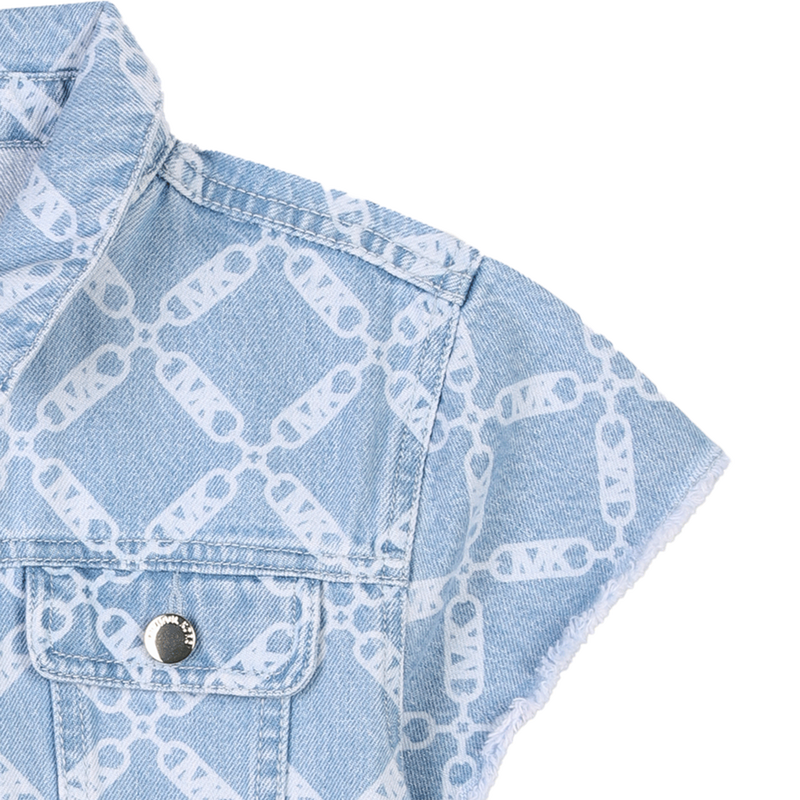 Short-sleeved denim jacket MICHAEL KORS 
                        GIRL