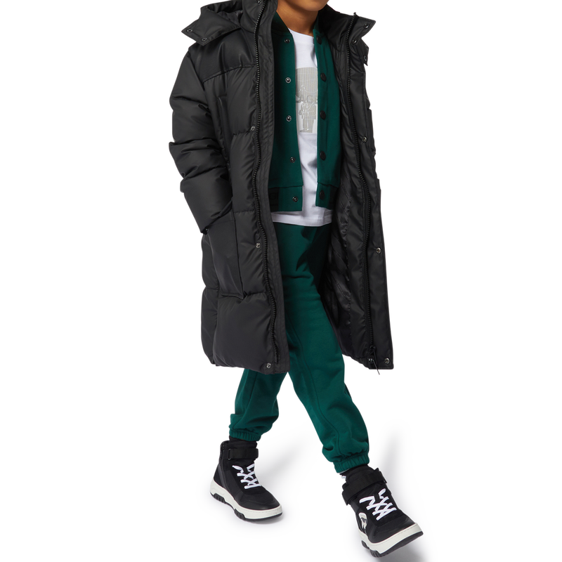 High-top leather trainers KARL LAGERFELD KIDS 
                        BOY