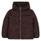 Reversible hooded puffer jacket MICHAEL KORS 
                    GIRL