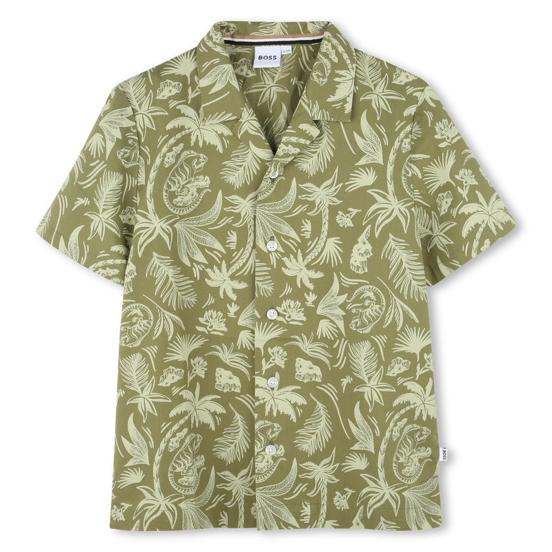 Cotton poplin shirt BOSS 
                        BOY