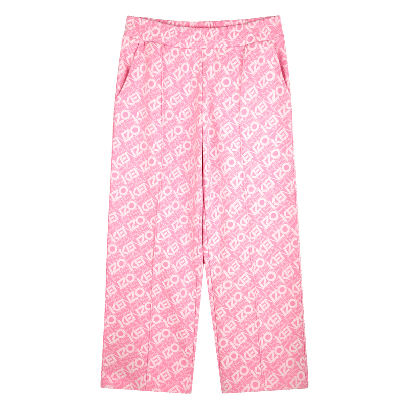 Printed jogging trousers KENZO KIDS 
                        GIRL
