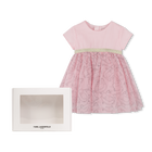 Formal dress with print KARL LAGERFELD KIDS 
                    GIRL