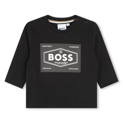 Cotton T-shirt with print BOSS BOY