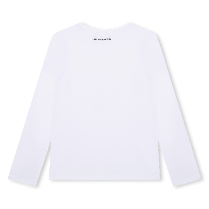 T-shirt with print KARL LAGERFELD KIDS 
                        GIRL