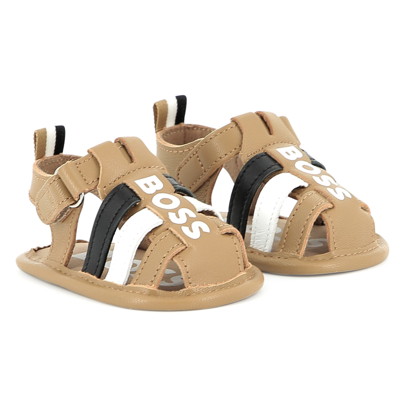 Hook-and-loop strap sandals BOSS 
                        BOY