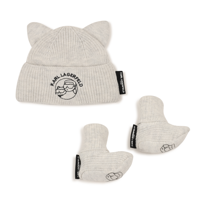 Hat and slipper set KARL LAGERFELD KIDS 
                        UNISEX