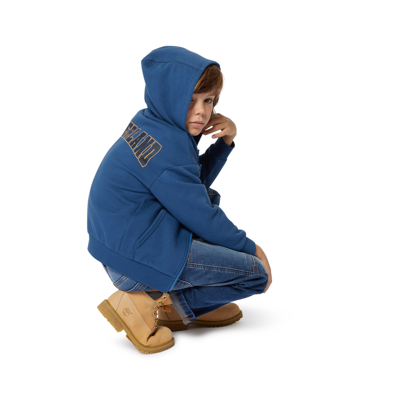 Hooded Fleece Cardigan TIMBERLAND 
                        BOY