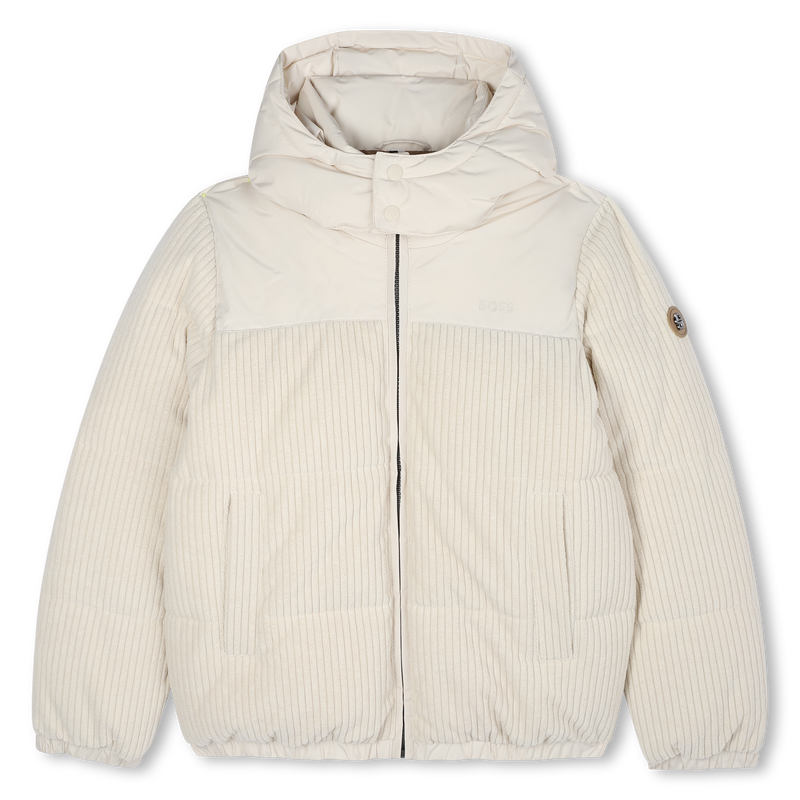 Bi-material down jacket BOSS 
                        BOY