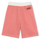 Striped cotton Bermuda shorts KENZO KIDS 
                    BOY