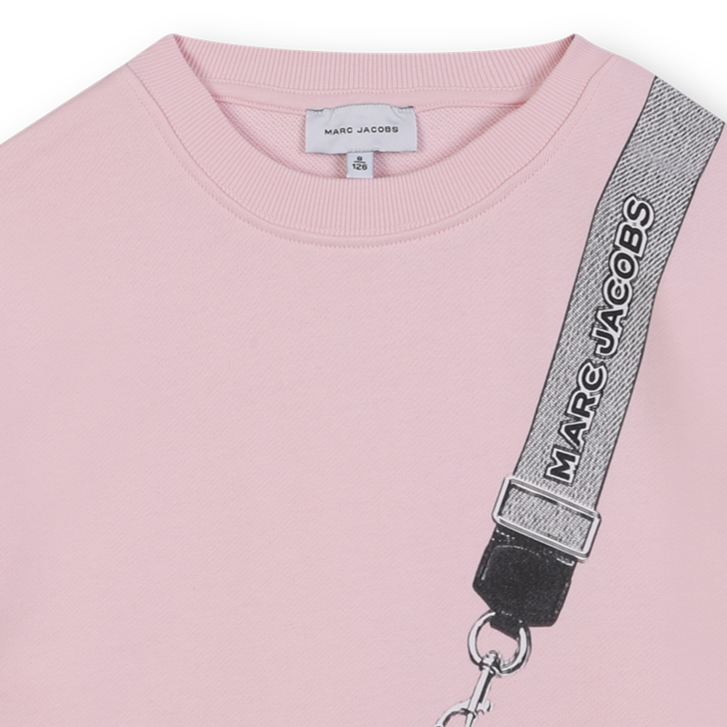 Cotton fleece dress MARC JACOBS 
                        GIRL