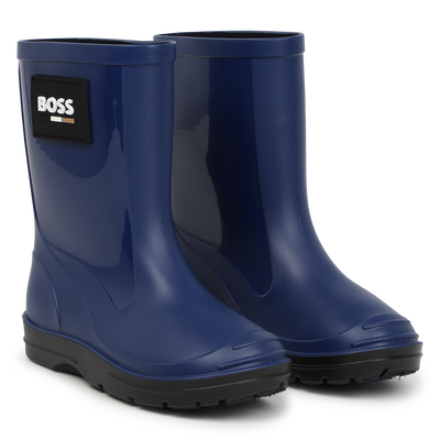 Bi-textured rain boots BOSS BOY