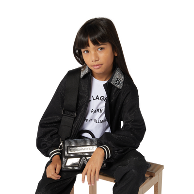 T-shirt with print KARL LAGERFELD KIDS GIRL