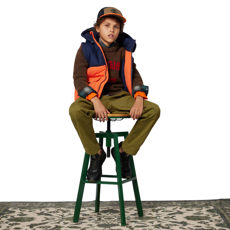 Down jacket with removable sleeves and hoods TIMBERLAND 
                        BOY