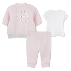 Three-piece jogging set KARL LAGERFELD KIDS 
                    GIRL
