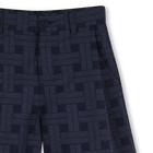 Jacquard pattern bermuda shorts KENZO KIDS 
                    BOY