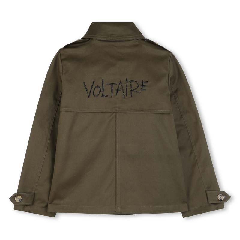 SHORT DOUBLE-BREASTED TRENCH COAT ZADIG & VOLTAIRE 
                        GIRL