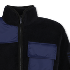 Zip-up bimaterial cardigan TIMBERLAND 
                    BOY