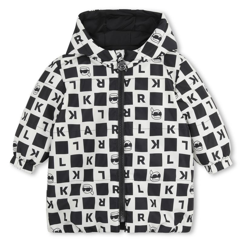 Reversible down jacket KARL LAGERFELD KIDS 
                        BOY