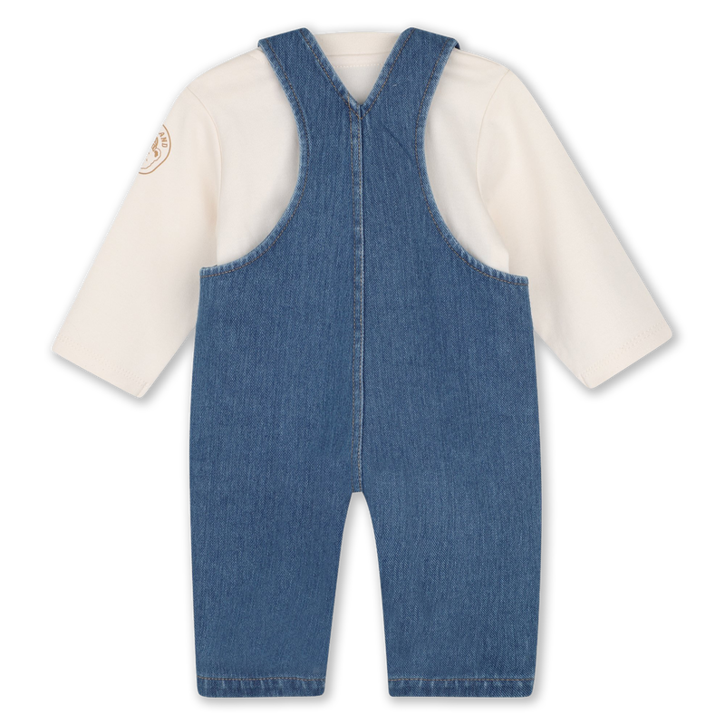 Dungaree and t-shirt set TIMBERLAND 
                        BOY