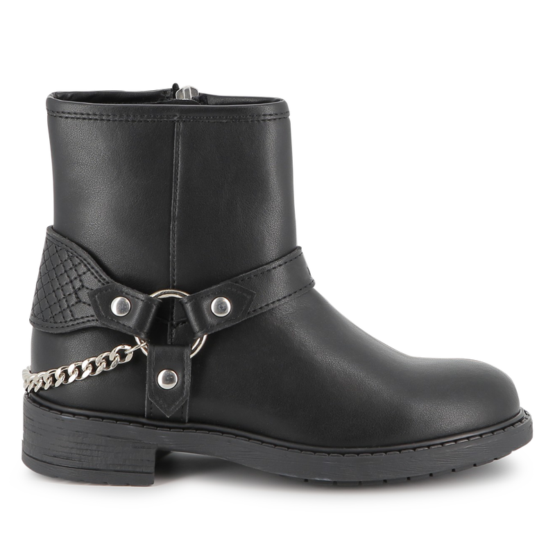 Biker boots in cowhide leather ZADIG & VOLTAIRE 
                        GIRL