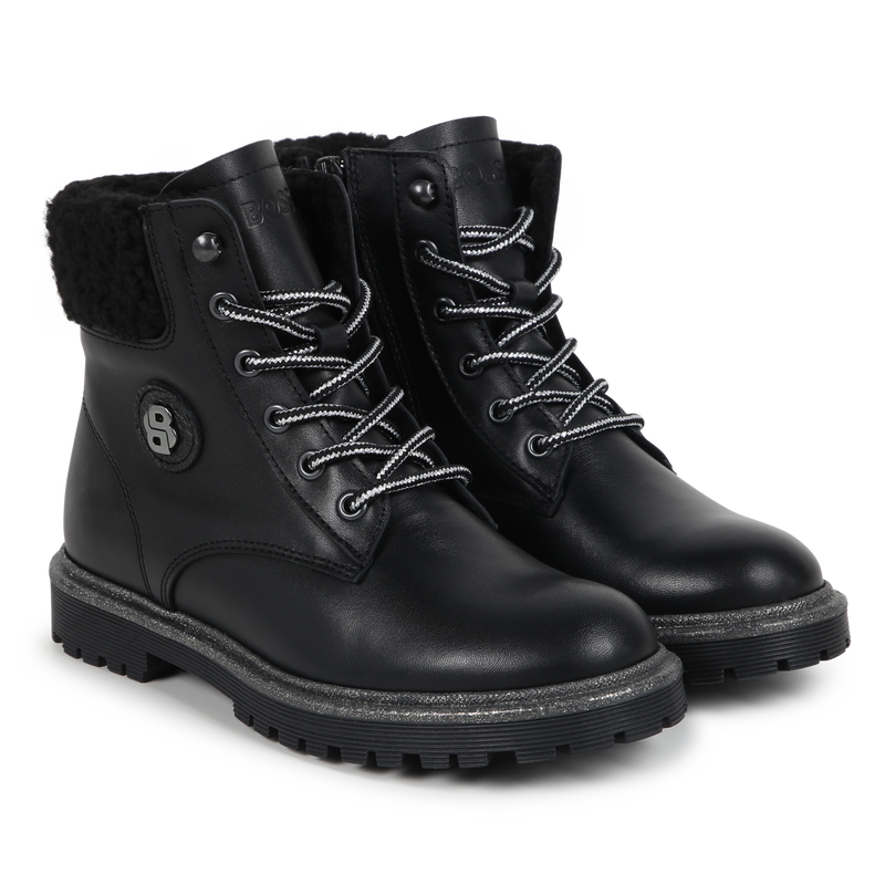 Leather ankle boots BOSS 
                        GIRL