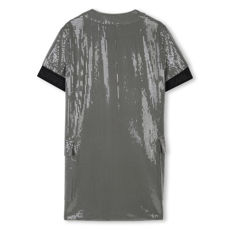 Short-sleeved dress KARL LAGERFELD KIDS 
                        GIRL