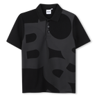 Cotton polo shirt, BLACK, hi-res