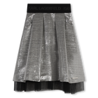 Metallic midi skirt KARL LAGERFELD KIDS 
                    GIRL