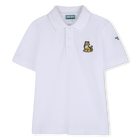 Badge and embroidery polo shirt KENZO KIDS 
                    UNISEX