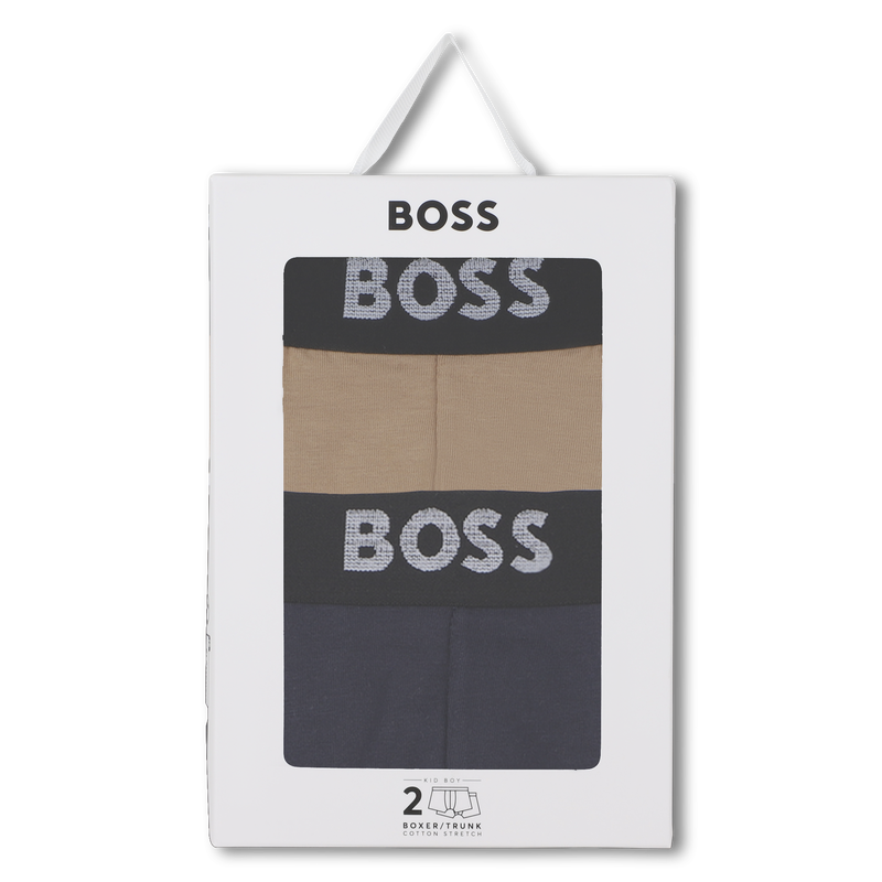 Pack of 2 jersey boxer briefs BOSS 
                        BOY
