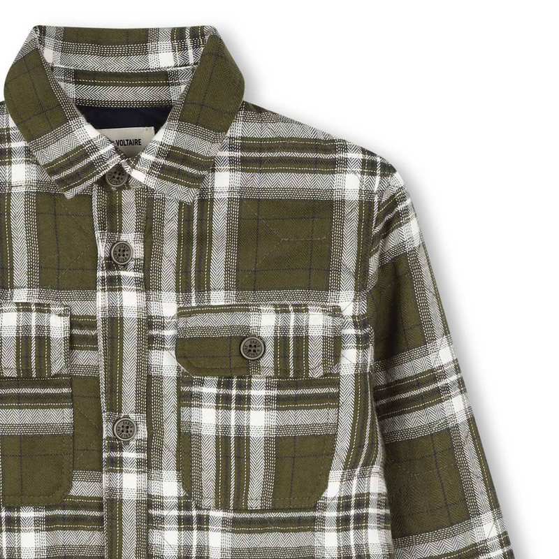 Quilted cotton shirt ZADIG & VOLTAIRE 
                        BOY