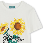 T-shirt with sunflower print KENZO KIDS 
                    UNISEX
