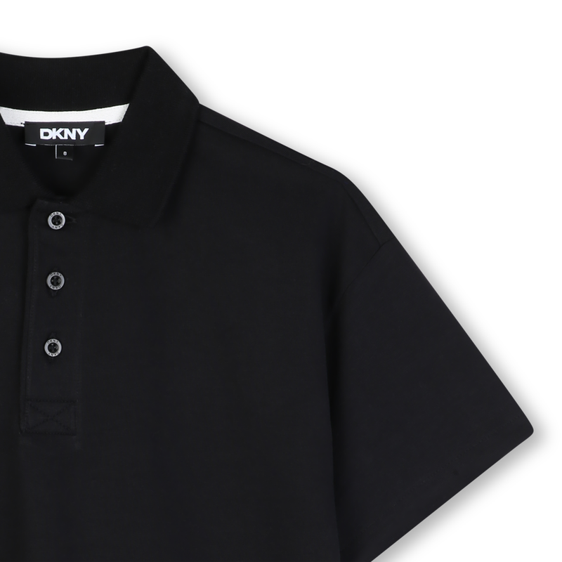 SHORT-SLEEVED POLO SHIRT DKNY 
                        BOY