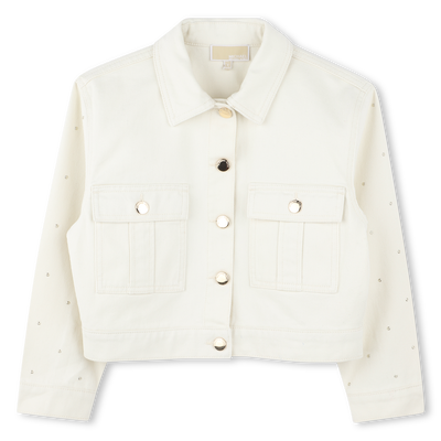 Cotton twill jacket MICHAEL KORS GIRL