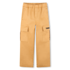 Elasticated waist trousers, OCHRE, hi-res