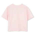 Cotton T-shirt with diamant&eacute;s MARC JACOBS 
                    GIRL
