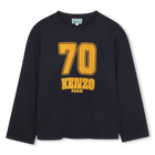 Wide-sleeved long-sleeved T-shirt KENZO KIDS 
                    BOY