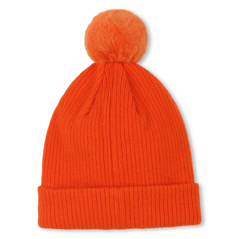 Fleece pompom knit hat TIMBERLAND 
                        BOY