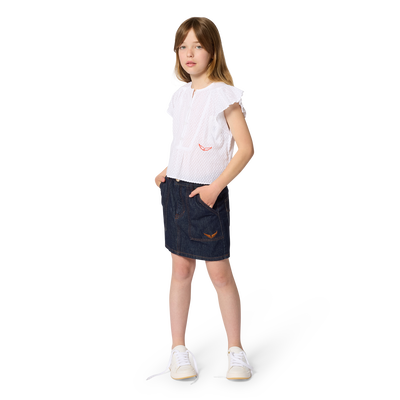 SHORT-SLEEVED BLOUSE ZADIG & VOLTAIRE GIRL