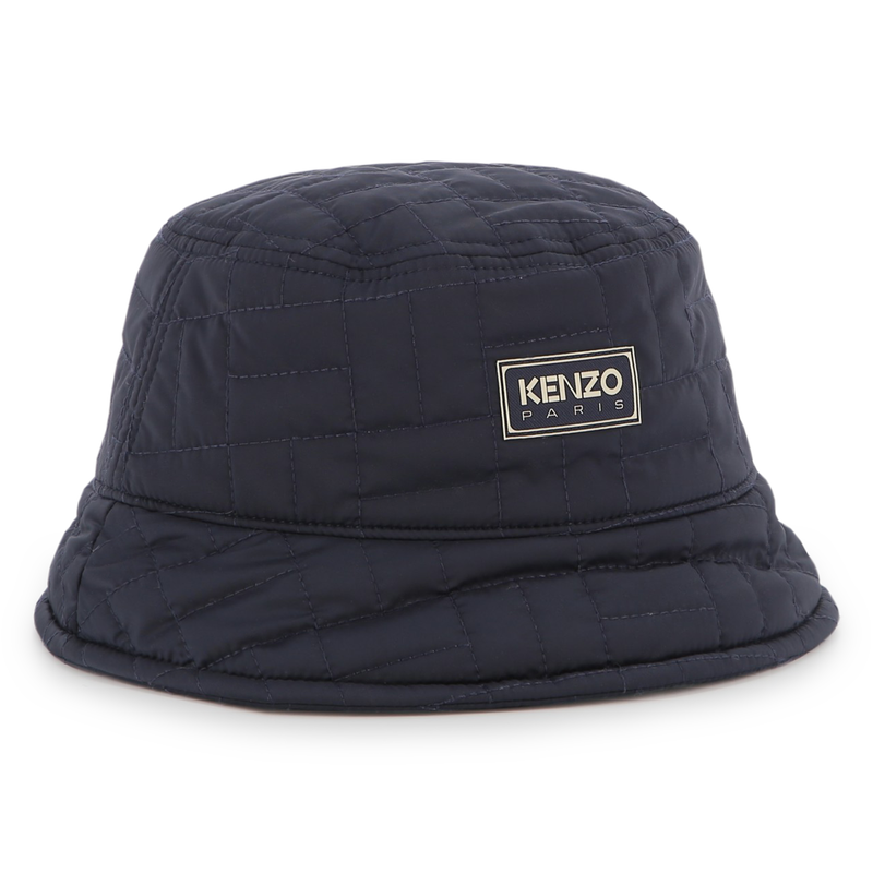Polyester bucket hat with quilting KENZO KIDS 
                        UNISEX