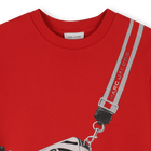 Cotton fleece dress MARC JACOBS 
                    GIRL