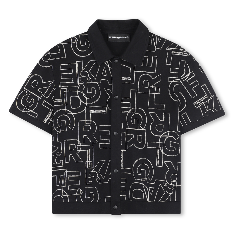 Short-sleeved jersey shirt KARL LAGERFELD KIDS 
                        BOY