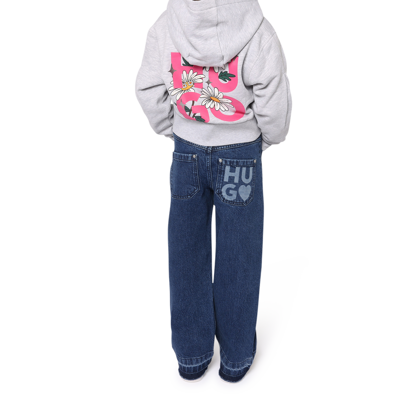 Daisy Zip-Up Hoodie HUGO 
                        GIRL