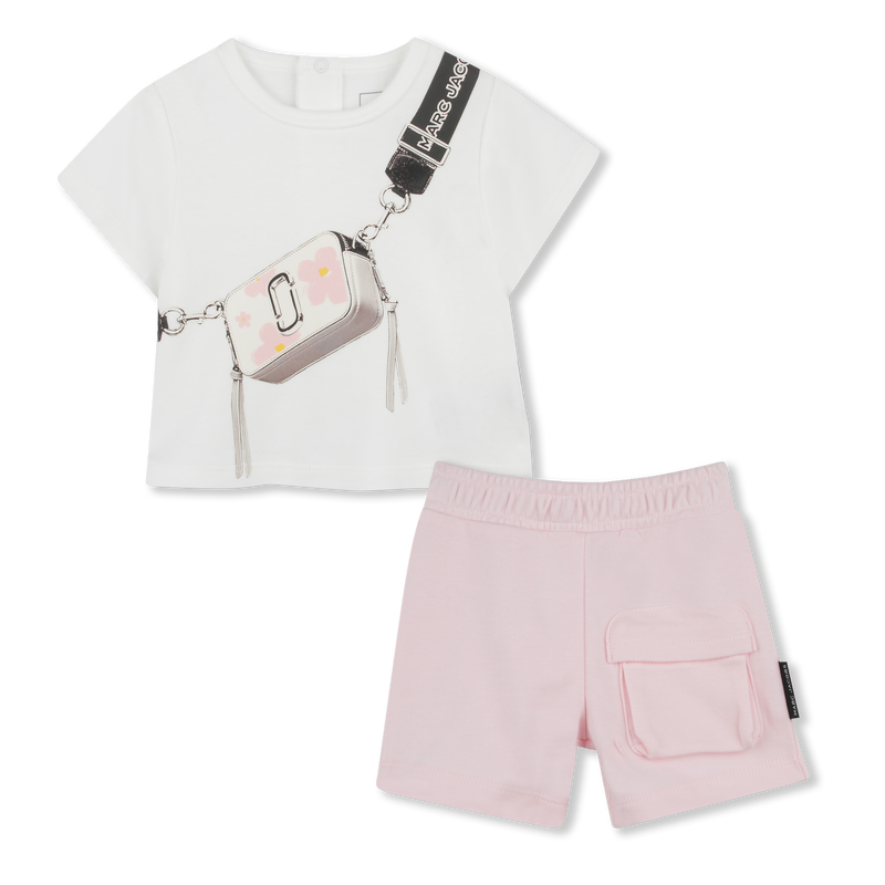 Cotton T-shirt and shorts MARC JACOBS 
                        UNISEX