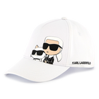 Adjustable printed cap KARL LAGERFELD KIDS 
                    GIRL