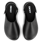 Leather hook-and-loop clogs DKNY 
                    UNISEX