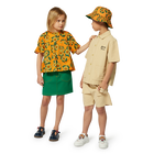 Reversible cotton bucket hat KENZO KIDS 
                    UNISEX