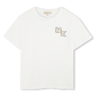 Short-sleeved cotton T-shirt MICHAEL KORS 
                    GIRL