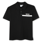 Short sleeve polo, BLACK, hi-res