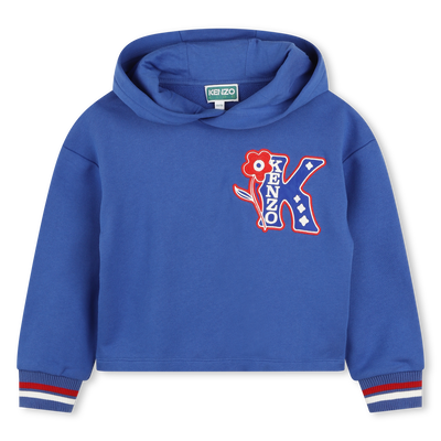 Embroidered hoodie KENZO KIDS GIRL